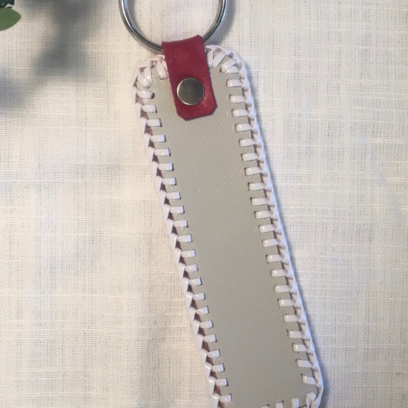 BAMA handmade leather keychain Alabama - Picture 3 of 4